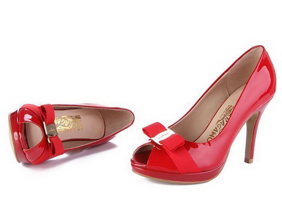 Ferragamo Peep toe Women--004